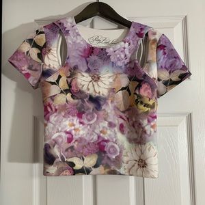 Floral Pretty Little Liars Crop Top